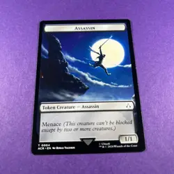 MTG ACR Universes Beyond: Assassin's Creed Token Assassin Assassin MTG TCG - Image 1