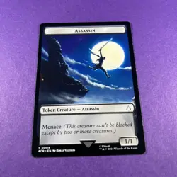 MTG ACR Universes Beyond: Assassin's Creed Token Assassin Assassin MTG TCG - Image 2