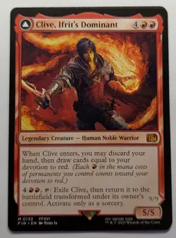 CLIVE, IFRIT'S DOMINANT - Final Fantasy MTG Magic: the Gathering - Image 1