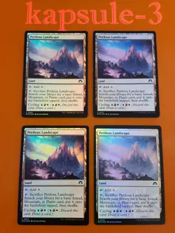 4x Perilous Landscape | FOIL | Modern Horizons 3 | MTG Magic Cards - Image 1
