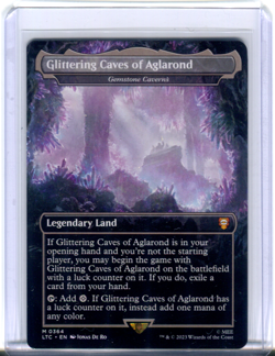 MTG Lord of the Rings - GLITTERING CAVES OF AGLAROND - Gemstone Caverns M 0364! - Image 1
