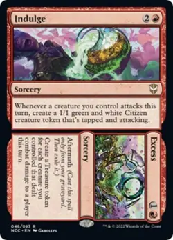 Indulge // Excess - Light Play MTG Commander: Streets of New Capenna - Image 1