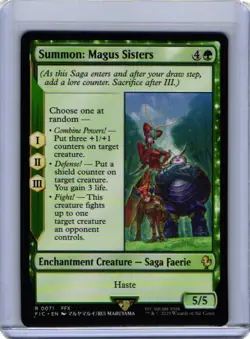 NM Summon: Magus Sisters, MTG, Final Fantasy Commander, Magic the Gathering, 71 - Image 1