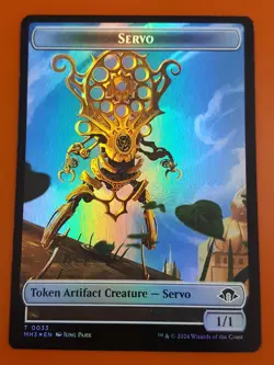 1x Servo & Zombie (0021) | FOIL TOKEN | Modern Horizons 3 | MTG Magic Cards - Image 1