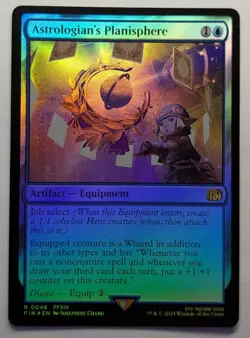 ASTROLOGIAN'S PLANISPHERE Foil - Final Fantasy MTG Magic: the Gathering - Image 1