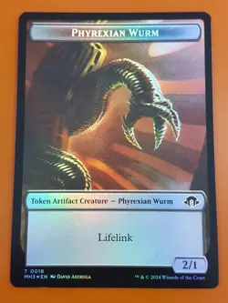 1x Servo & Phyrexian Wurm (0018) | FOIL TOKEN | Modern Horizons 3 | MTG Magic - Image 2