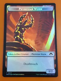 1x Servo & Phyrexian Wurm (0017) | FOIL TOKEN | Modern Horizons 3 | MTG Magic - Image 2