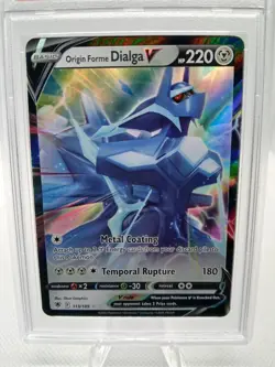 2022 POKEMON SWSH ORIGIN FORME DIALGA V ASTRAL RADIANCE #113 PSA 10 GEM MINT - Image 2