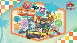 2025 Pokemon TCG Anaheim World Championships Center Exclusive Pikachu Playmat - Image 1
