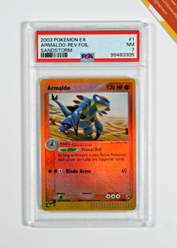 Pokemon PSA 7 Armaldo #1 Reverse Foil Ex Sandstorm 2003 Inglese - Image 1