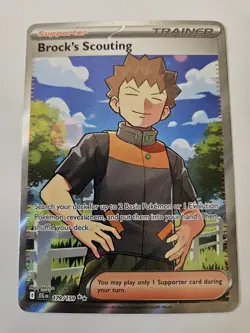 Brock's Scouting 179/159 Pokemon Journey Together Holo - Image 1