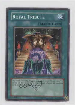 Royal Tribute 1st Ed. YuGiOh Pharaonic Guardian #PGD-091 2003 READ - Image 1