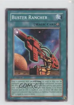 Buster Rancher 1st Ed. YuGiOh Pharaonic Guardian #PGD-085 2003 READ - Image 1