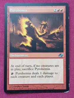Magic The Gathering PLANAR CHAOS PYROHEMIA red card MTG - Image 1