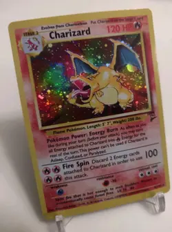 *Custom-made* High Quality,Charizard Base Set 2"Display Card" - Image 2