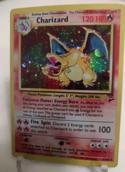 *Custom-made* High Quality,Charizard Base Set 2"Display Card" - Image 1