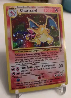 *Custom-made* High Quality,Charizard Base Set 2"Display Card" - Image 4