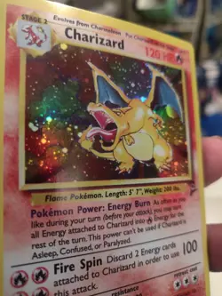 *Custom-made* High Quality,Charizard Base Set 2"Display Card" - Image 5