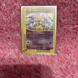Alakazam Expedition Holo Rare Pokemon TCG Card 1/165 NM Condition - Image 1