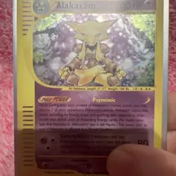 Alakazam Expedition Holo Rare Pokemon TCG Card 1/165 NM Condition - Image 4