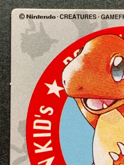 Pokemon Kid's mini card Charmander NO.1 1998 Pokemon TCG Japan NINTENDO BANDAI - Image 2