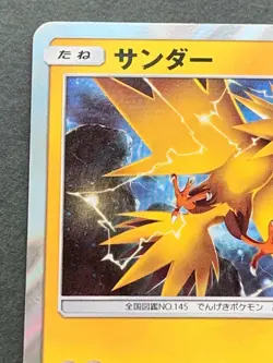 Pokemon card Zapdos 305/SM-P Promo 2018 Japanese Pokemon TCG Holo Rare Nintendo - Image 2