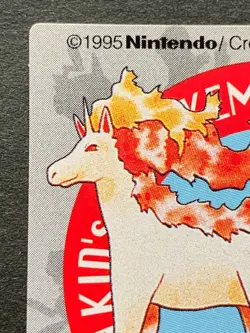 Pokemon Kid's mini card Rapidash NO.76 Japanese 1997 Pokemon TCG NINTENDO BANDAI - Image 2