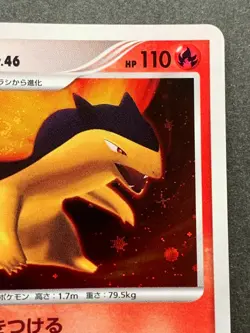Pokemon card Typhlosion LV.46 DPBP#188 DP2 2007 Pokemon TCG Japanese Holo Rare - Image 3