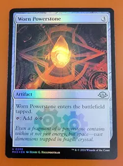1x Worn Powerstone | FOIL | Modern Horizons 3 | MTG Magic Cards - Image 1
