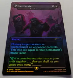 PRIMOGENESIS Rainbow Foil - Final Fantasy Secret Lair MTG Magic: the Gathering - Image 2
