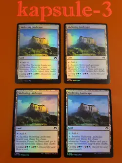 4x Sheltering Landscape | FOIL | Modern Horizons 3 | MTG Magic Cards - Image 1