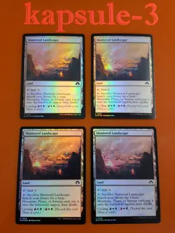 4x Shattered Landscape | FOIL | Modern Horizons 3 | MTG Magic Cards - Image 1