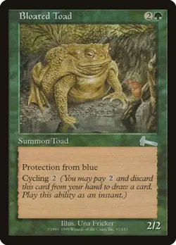 Bloated Toad - Medium Play MTG Urza's Legacy - Image 1