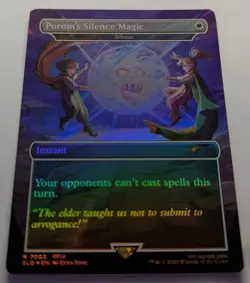 POROM'S SILENCE MAGIC Foil - Final Fantasy Secret Lair MTG Magic: the Gathering - Image 2