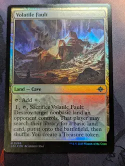 Volatile Fault - LCI - 0286 - MTG - TCG Card - FOIL - Image 1