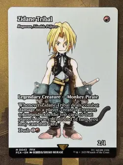 Zidane Tribal MTG Final Fantasy Ragavan, Nimble Pilferer - Image 1