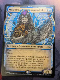 Malcolm, Alluring Scoundrel - LCI - 0293 - MTG - TCG Card SHOWCASE - Image 1