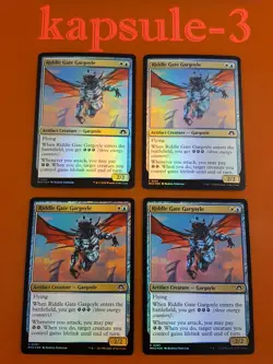 4x Riddle Gate Gargoyle | FOIL | Modern Horizons 3 | MTG Magic Cards - Image 1