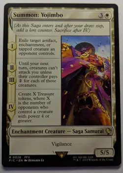 SUMMON: YOJIMBO - Final Fantasy MTG Magic: the Gathering - Image 1