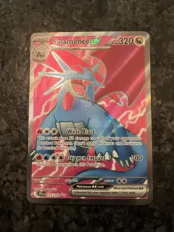 POKEMON - SALAMENCE EX 177/159 FULL ART ULTRA RARE HOLO S&V JOURNEY TOGETHER - Image 1