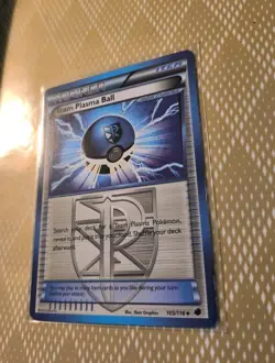 2013 Pokemon Black & White Plasma Freeze Team Ball Reverse Holo #105/116 NM - Image 2