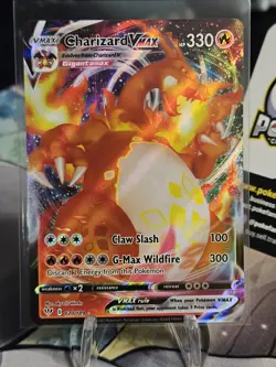 Charizard VMAX 020/189 Pokemon Darkness Ablaze Sword & Shield Rare Very Minty! - Image 1
