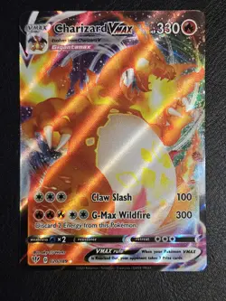 Charizard VMAX 020/189 Pokemon Darkness Ablaze Sword & Shield Rare Very Minty! - Image 2