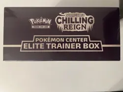 New/Sealed - Pokemon Center ETB - Chilling Reign Set of 2 - Error 8 Packs - Image 4