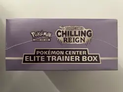 New/Sealed - Pokemon Center ETB - Chilling Reign Set of 2 - Error 8 Packs - Image 5