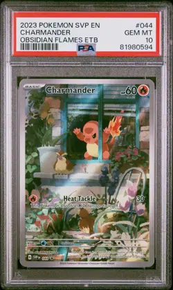 Charmander - 2023 Pokemon SVP EN-SV Black Star Promo #044 - PSA 10 - Image 1