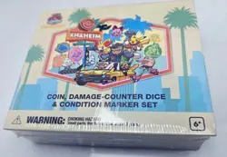 Pokemon World Championships 2025 Anaheim Coin Damage-Counter Dice Marker Set - Image 1