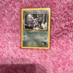Giovanni's Pinsir 24/132 Gym Challenge Non-Holo Rare Pokemon TCG WOTC - Image 1