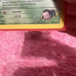 Giovanni's Pinsir 24/132 Gym Challenge Non-Holo Rare Pokemon TCG WOTC - Image 2