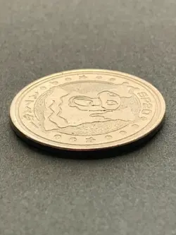 Grimer medal coin Meiji Juice Pokemon Japanese NINTENDO VERY RARE - Image 3